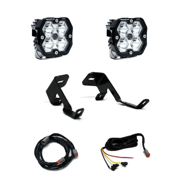 2015-2020 Ford F-150, 17-20 Raptor, A-Pillar Kit, Squadron Pro 2.0, Clear, Spot 2015-2020 Ford F-150, 17-20 Raptor, A-Pillar Kit, Squadron Pro 2.0, Clear, Spot