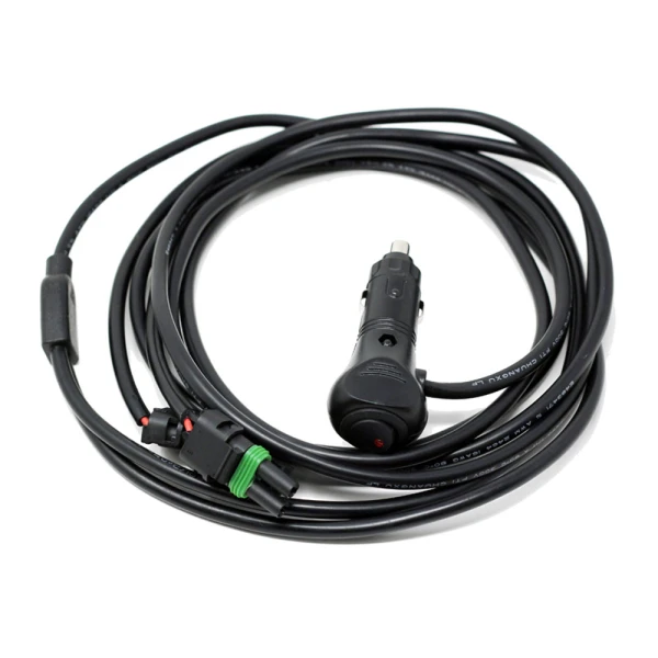 10 ft. Wire Harness w/12v Cigarette Plug-1-light max 85 watts 10 ft. Wire Harness w/12v Cigarette Plug-1-light max 85 watts