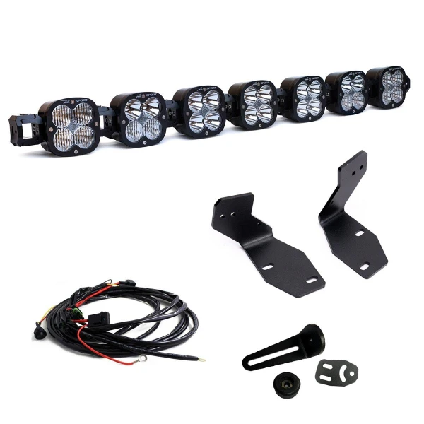7XL Sport Linkable Bumper Light Kit - 2023-26 Ford F-250/350 Super Duty (Light Pattern: Multi-Pattern; Color: Clear; Wiring Type: Toggle)