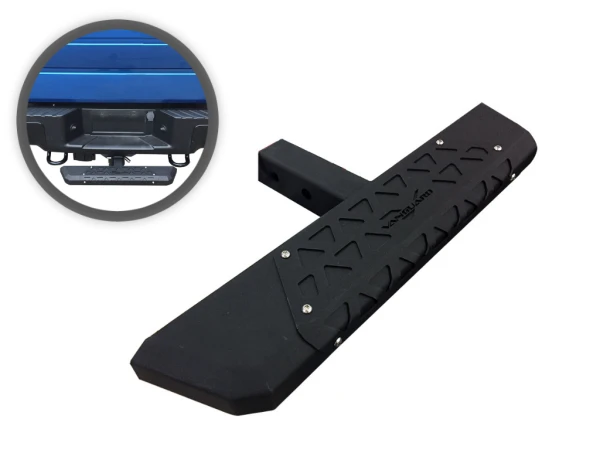 Black Optimus Series Hitch Step